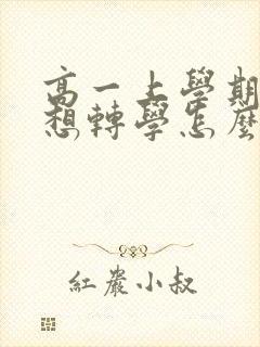 高一上学期孩子想转学怎么办