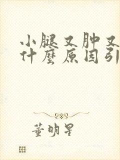 小腿又肿又痒是什么原因引起的封面