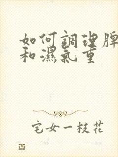 如何调理脾胃不和湿气重