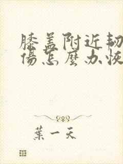 膝盖附近韧带拉伤怎么办恢复快封面