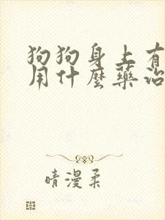 狗狗身上有皮屑用什么药治疗