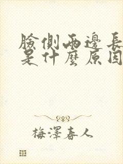 脸侧两边长痘痘是什么原因引起的
