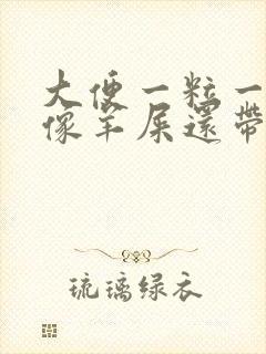 大便一粒一粒的像羊屎还带血