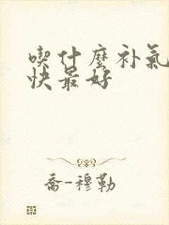 吃什么补气血最快最好封面
