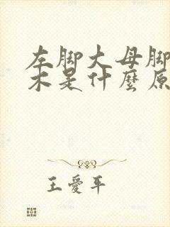 左脚大母脚趾麻木是什么原因如何治疗