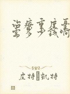 治疗重度忧郁症需多少钱啊