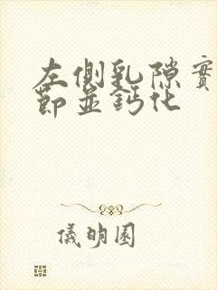 左侧乳隙实性结节并钙化