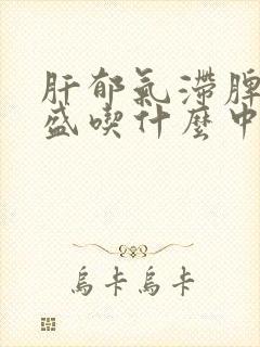 肝郁气滞脾虚湿盛吃什么中成药