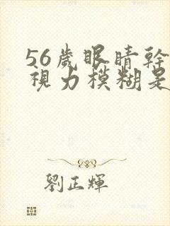 56岁眼睛干涩视力模糊是什么原因引起的