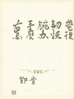 右手腕韧带拉伤怎么办恢复快
