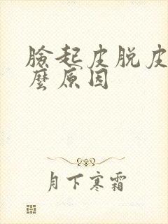 脸起皮脱皮是什么原因