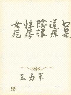 女性阴道口有小疙瘩很痒是什么病