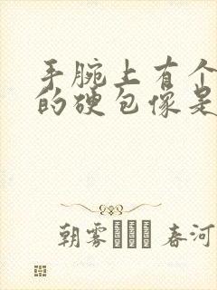 手腕上有个凸起的硬包像是骨头