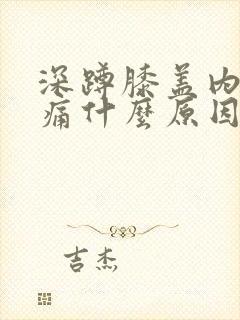 深蹲膝盖内侧疼痛什么原因
