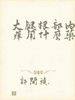大腿根部内侧瘙痒用什么药