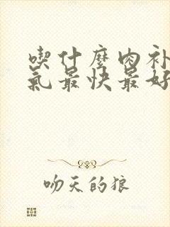 吃什么肉补血补气最快最好