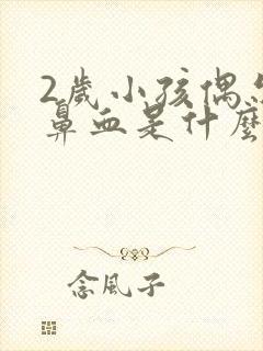 2岁小孩偶尔流鼻血是什么原因