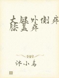 大腿外侧疼连着膝盖疼封面
