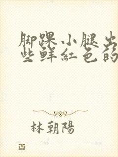 脚踝小腿出现一些鲜红色的小斑点,不疼不痒封面