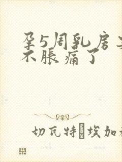 孕5周乳房突然不胀痛了