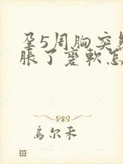 孕5周胸突然不胀了变软怎么回事