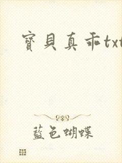 宝贝真乖txt