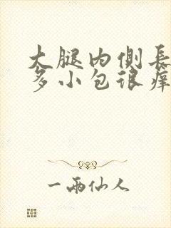 大腿内侧长了很多小包很痒怎么回事封面