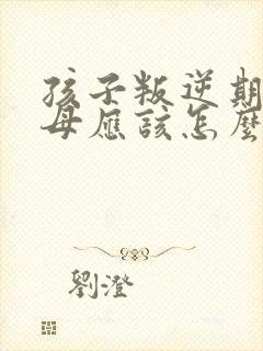 孩子叛逆期,父母应该怎么跟他沟通呢?封面