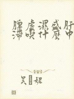 脾虚湿盛肝郁气滞吃什么中成药最好