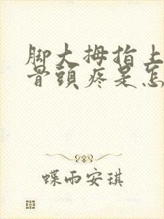 脚大拇指上边的骨头疼是怎么回事