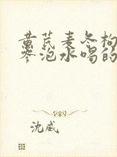 黄芪麦冬枸杞党参泡水喝的功效