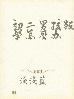 初二男孩叛逆厌学怎么办