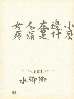 女人左边小肚子疼痛是什么原因