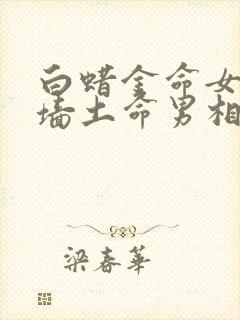 白蜡金命女和城墙土命男相配吗