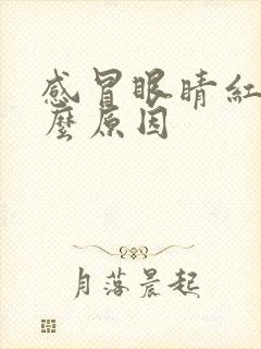 感冒眼睛红了什么原因