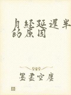 月经延迟半个月的原因封面