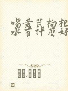 喝黄芪枸杞红枣水有什么好处封面
