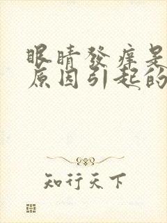 眼睛发痒是什么原因引起的