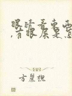 眼睛看东西模糊,有眼屎是怎么回事