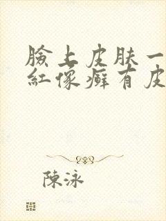 脸上皮肤一块发红像癣有皮屑