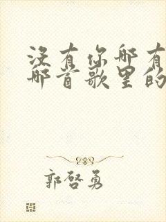 没有你哪有我是哪首歌里的歌词