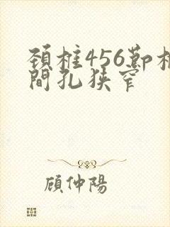 颈椎456节椎间孔狭窄