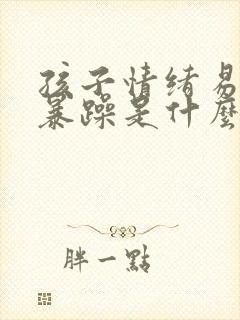 孩子情绪易怒易暴躁是什么病