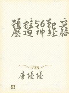 颈椎56节突出压迫神经胳膊疼肩膀疼