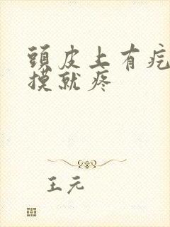 头皮上有疙瘩一摸就疼