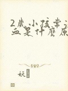 2岁小孩常流鼻血是什么原因