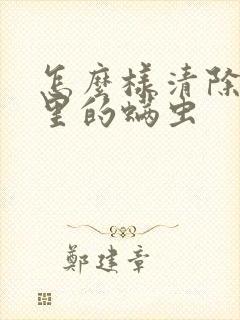 怎么样清除棉被里的螨虫