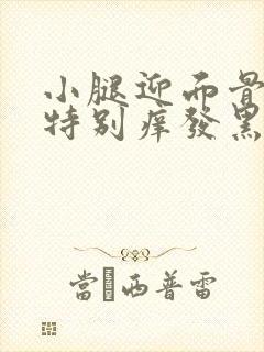 小腿迎面骨皮肤特别痒发黑