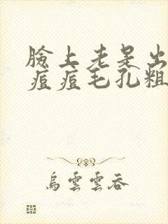脸上老是出油长痘痘毛孔粗大怎么办