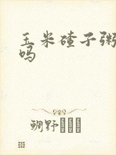 玉米碴子粥升糖吗